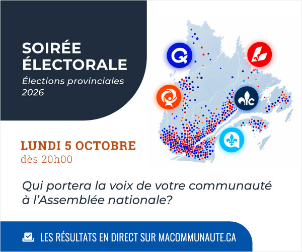 Soirée électorale, élections provinciales 2026 : les résultats en direct sur MaCommunauté.ca