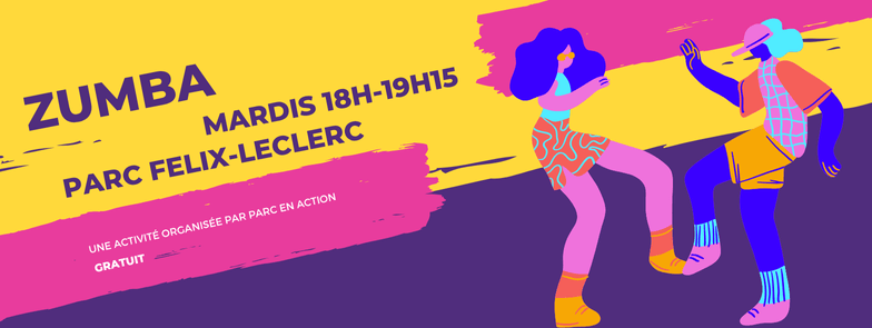 Image de l'article Zumba au parc Felix-Leclerc