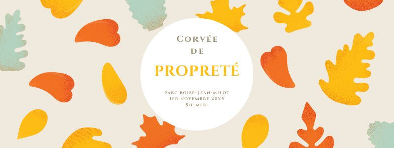 Image de l'article đż CorvĂ©e de propretĂ© au parc BoisĂ©-Jean-Milot – Ădition automne 2025