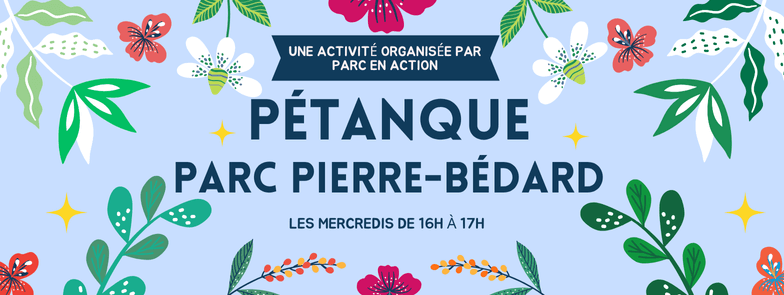 Image de l'article Pétanque au parc Pierre-Bédard