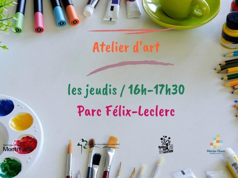 Image de l'article Atelier d’art – Chaque jeudi !