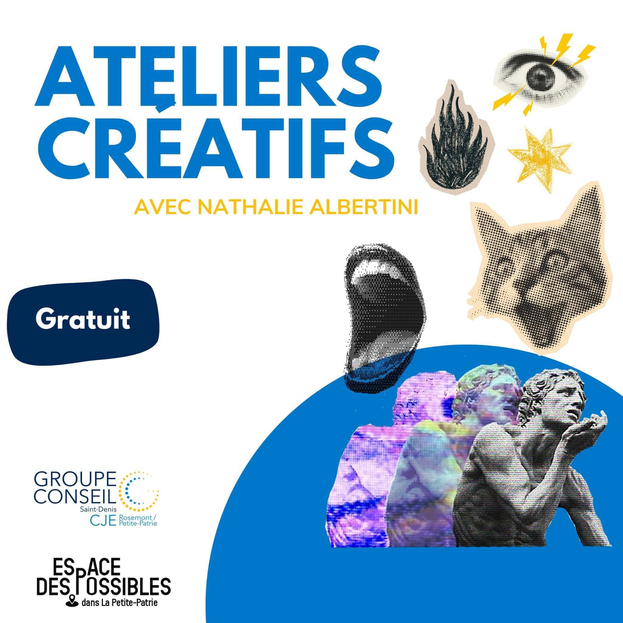 Image de l'article Atelier créatif – Technique mixte poésie et collage