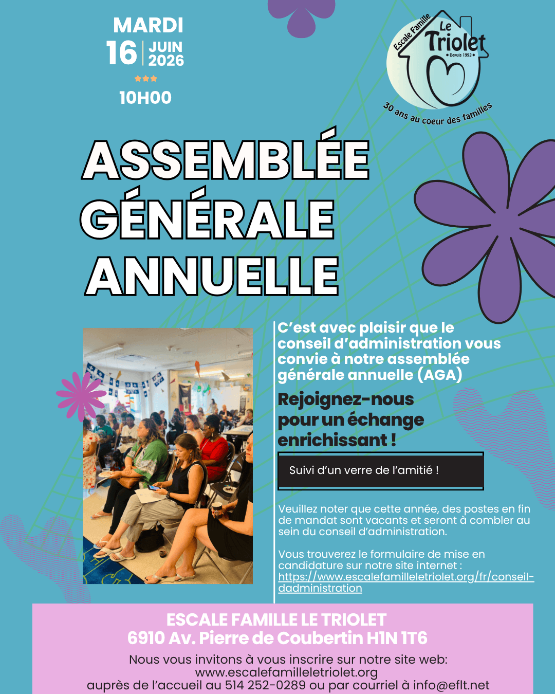 Image de l'article Avis de convocation – Assemblée générale annuelle 2026