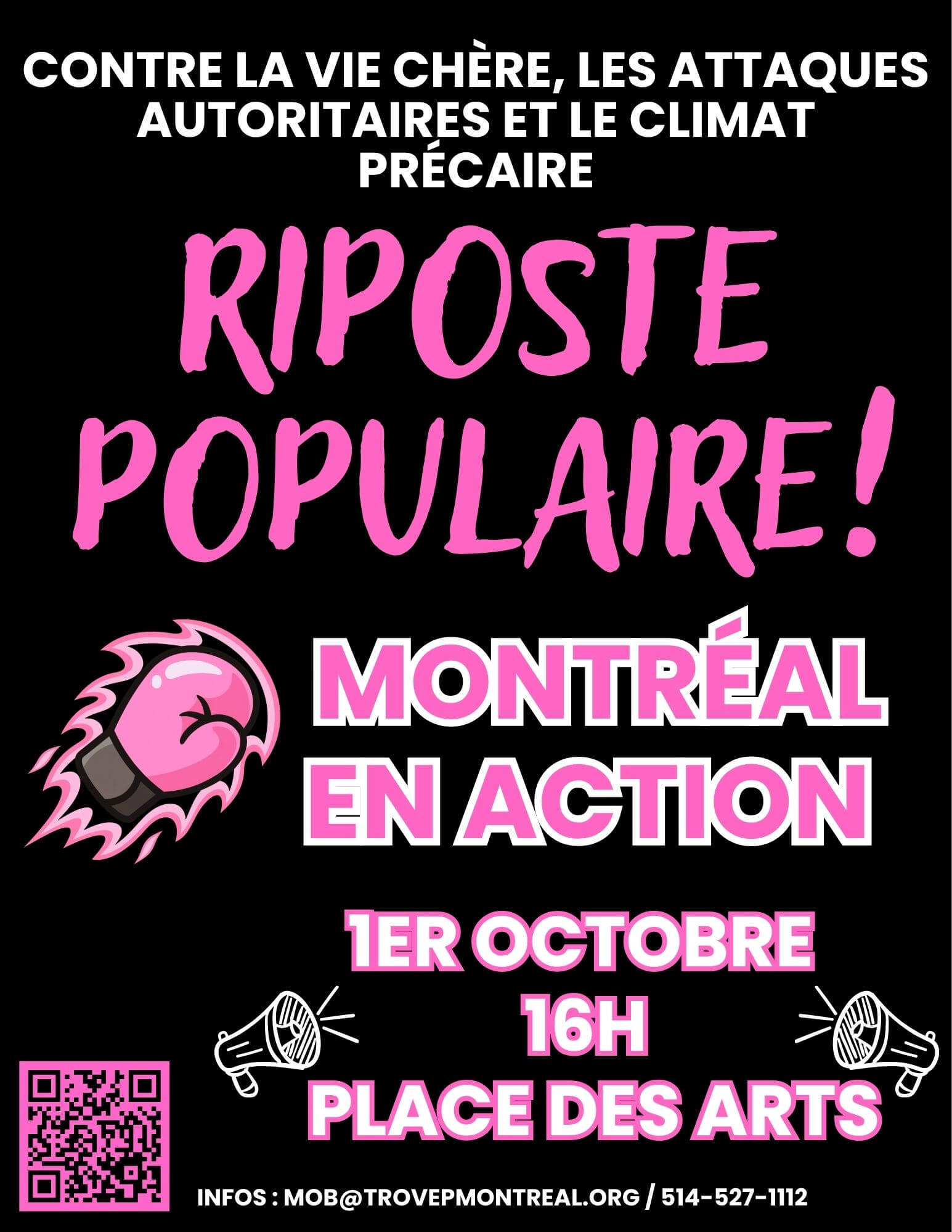 Image de l'article Riposte populaire contre la vie chère, les attaques autoritaires et le climat précaire!