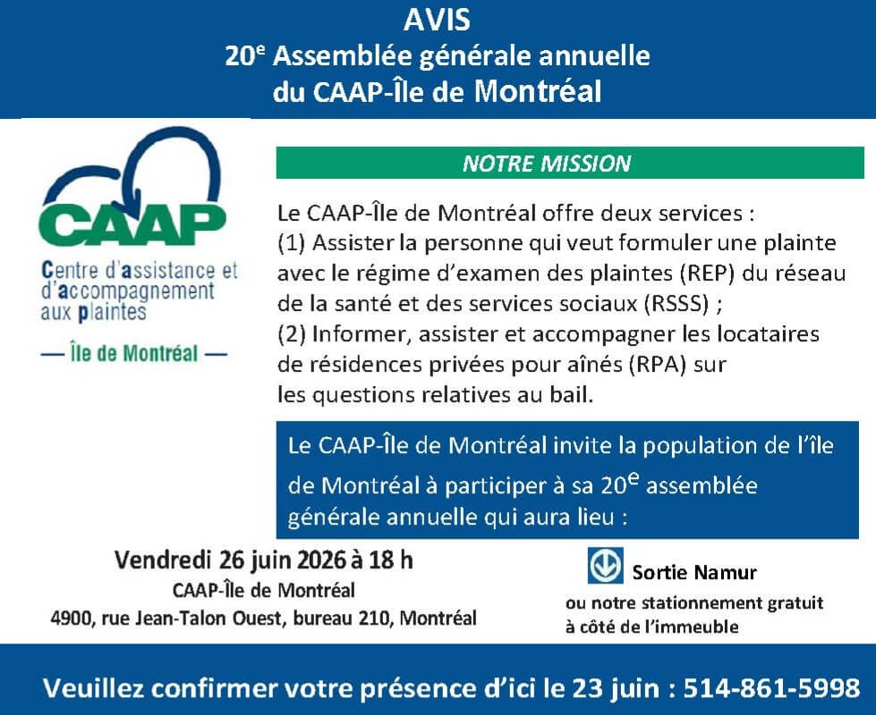 Image de l'article AGA le vendredi 26 juin 2026 du CAAP-Île de Montréal