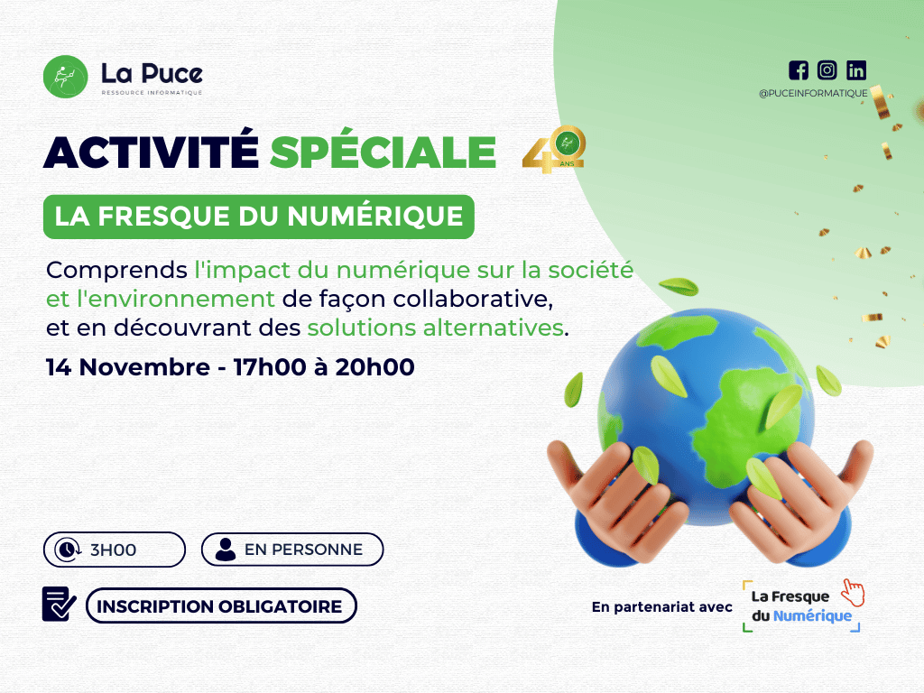 Image de l'article Atelier : La Fresque du Numérique – en présentiel