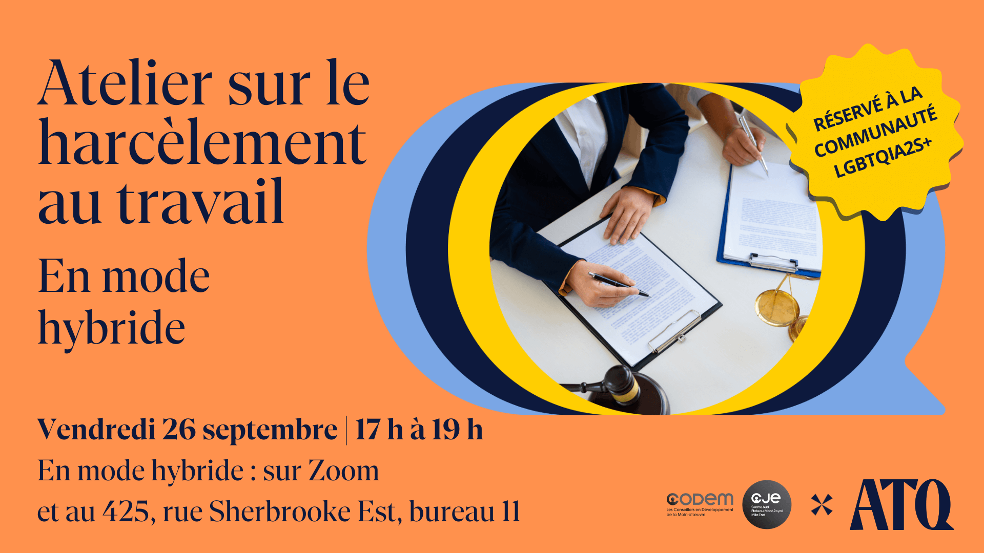 Image de l'article Atelier CNESST sur le harcèlement au travail