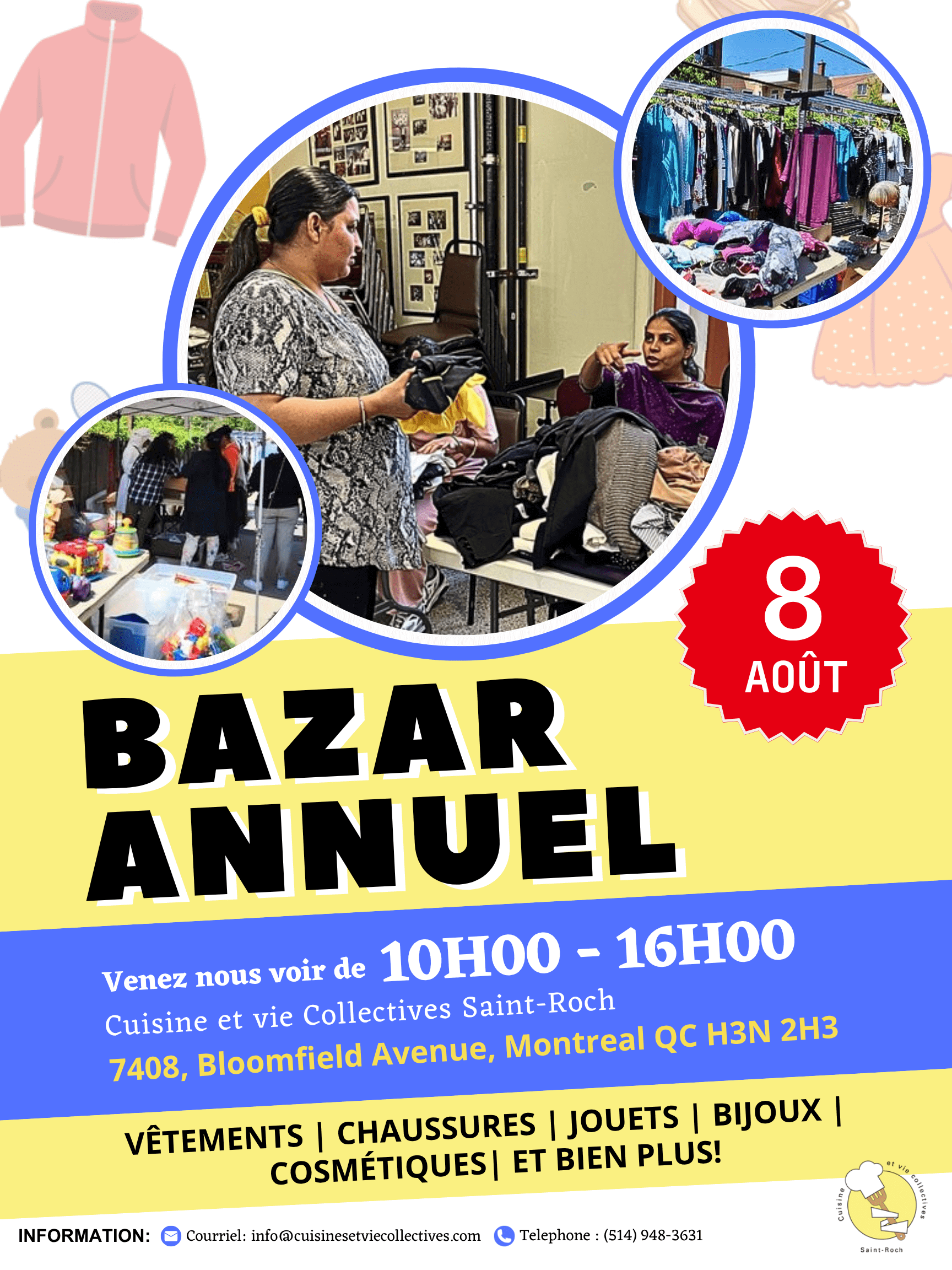 Image de l'article Bazar annuel – 8 aout 2025