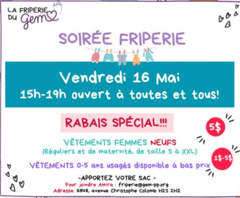 Image de l'article Soirée friperie !