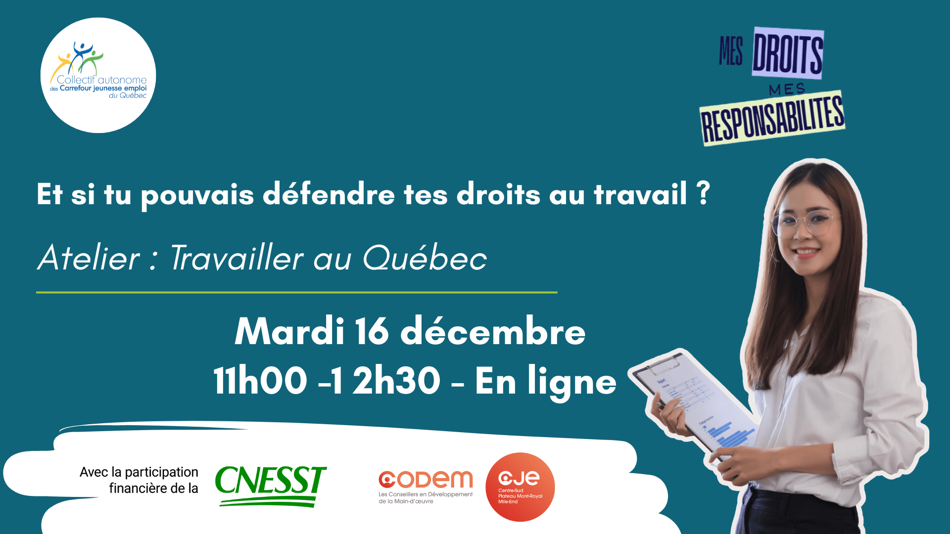 Image de l'article Travailler au Québec : Connais tes droits avant de commencer !