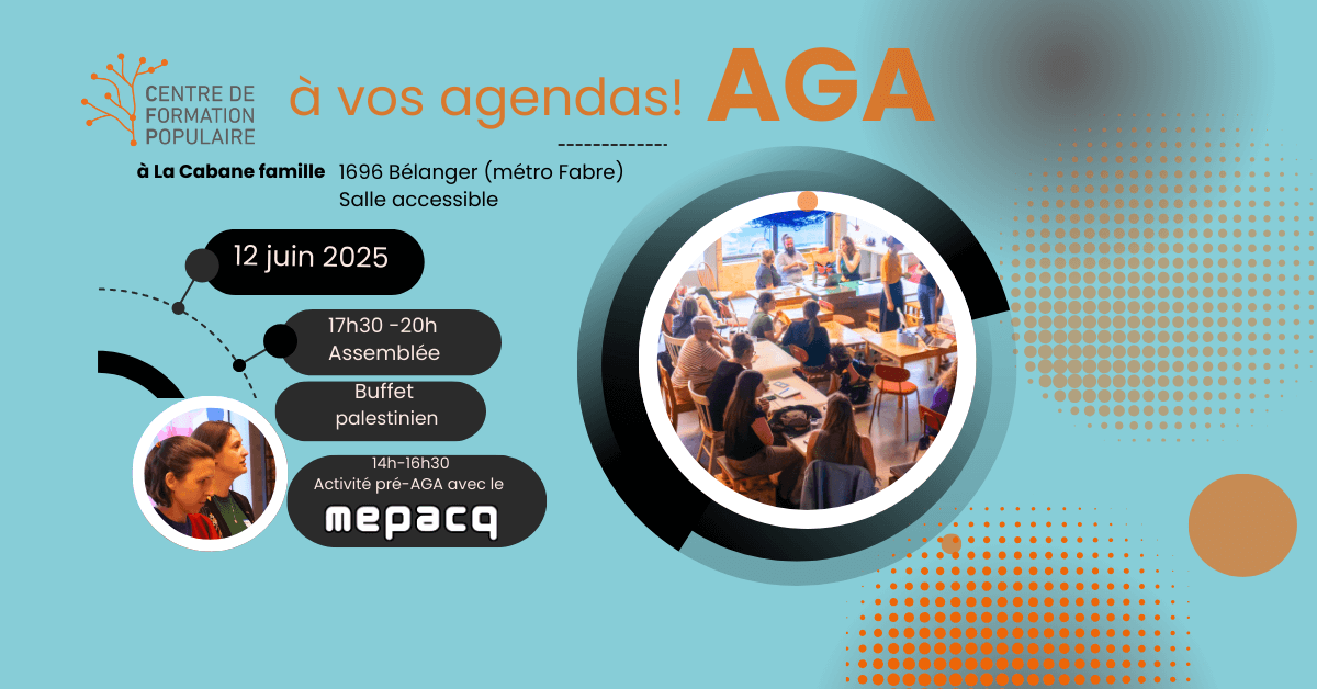 Image de l'article ÉDUCATION POPULAIRE – UNE RÉCOLTE DE PRATIQUES : activité pré-AGA et Assemblée générale annuelle