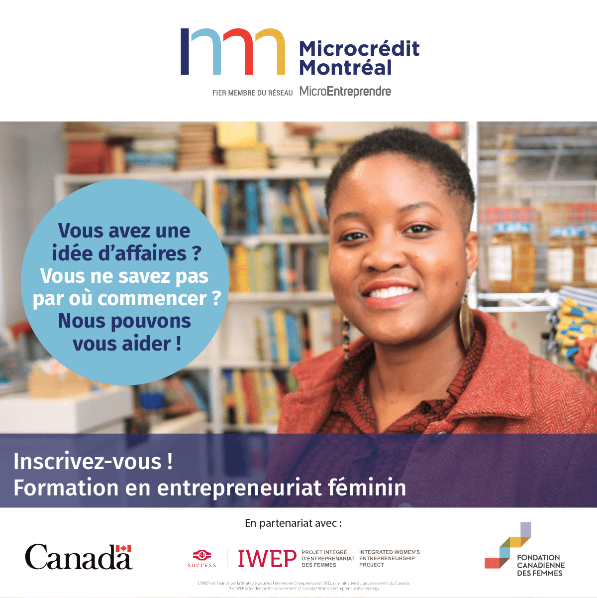 Image de l'article Formation en entrepreneuriat féminin chez Microcrédit Montréal- septembre 2024