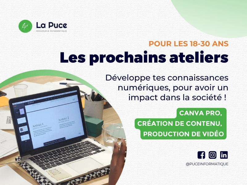 Image de l'article Les prochains ateliers en communication pour les 18-30 ans ! Inscriptions ouvertes