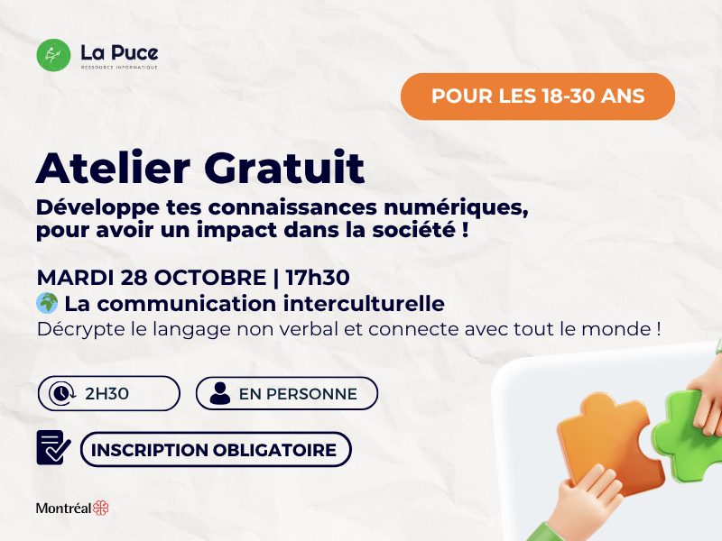 Image de l'article đ Atelier â La communication interculturelle | 18-30 ans