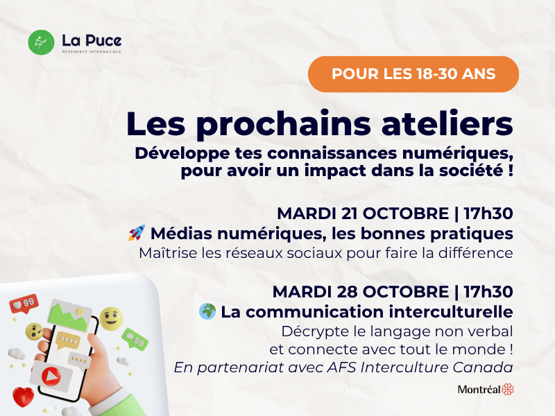 Image de l'article Les prochains ateliers Booste ta voix ! | Pour les 18-30 ans