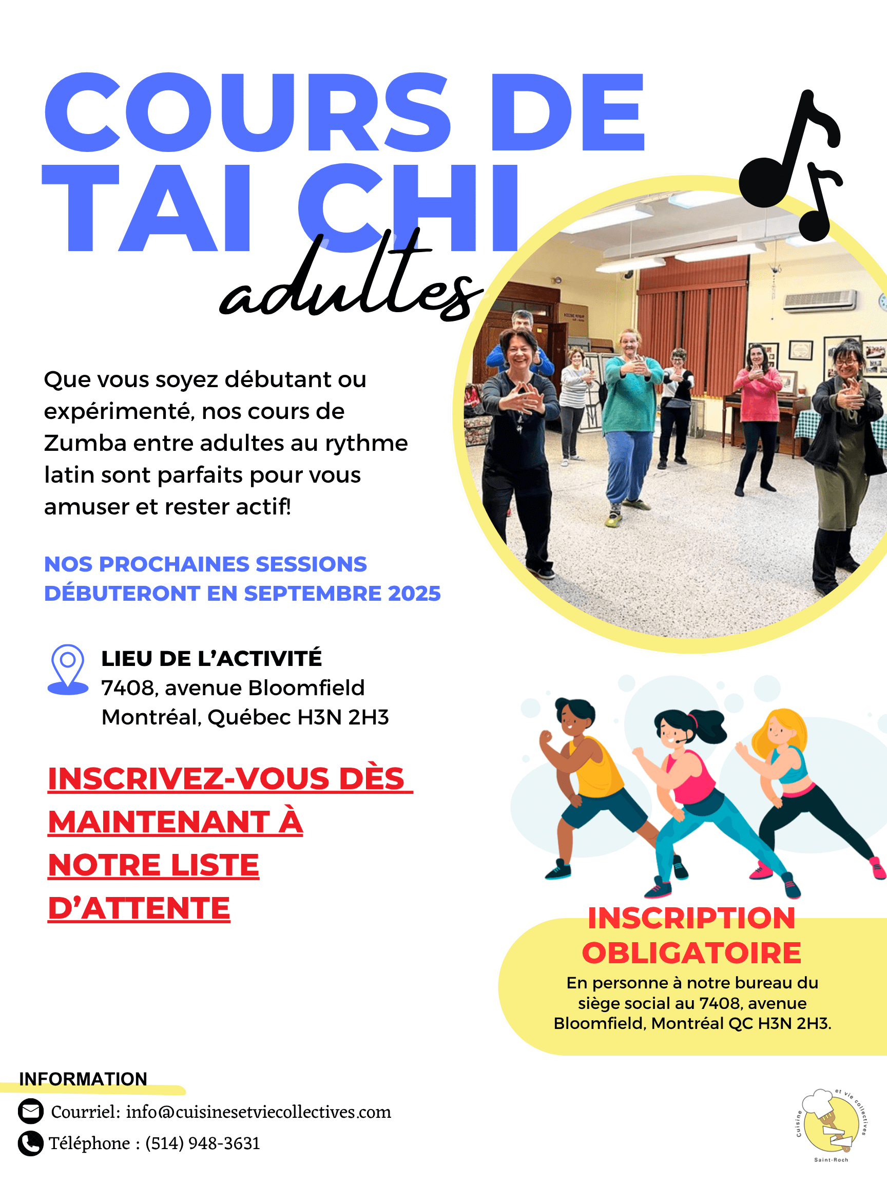 Image de l'article Session automne 2025 – Cours de Tai Chi (10 séances) dès septembre 2025