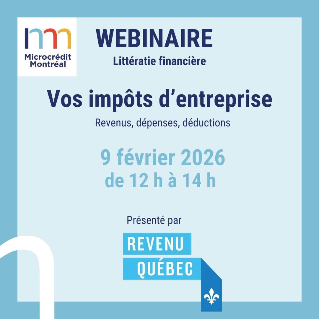 Image de l'article Midi-Webinaire- Vos impôts d’entreprise- revenus, dépenses, déductions