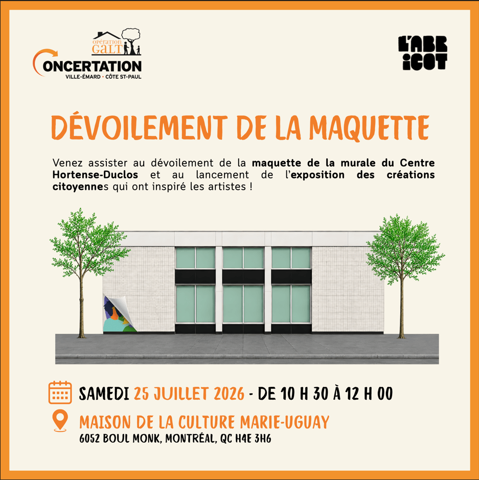 Image de l'article Dévoilement de la maquette de la future murale du Centre-Hortense-Duclos