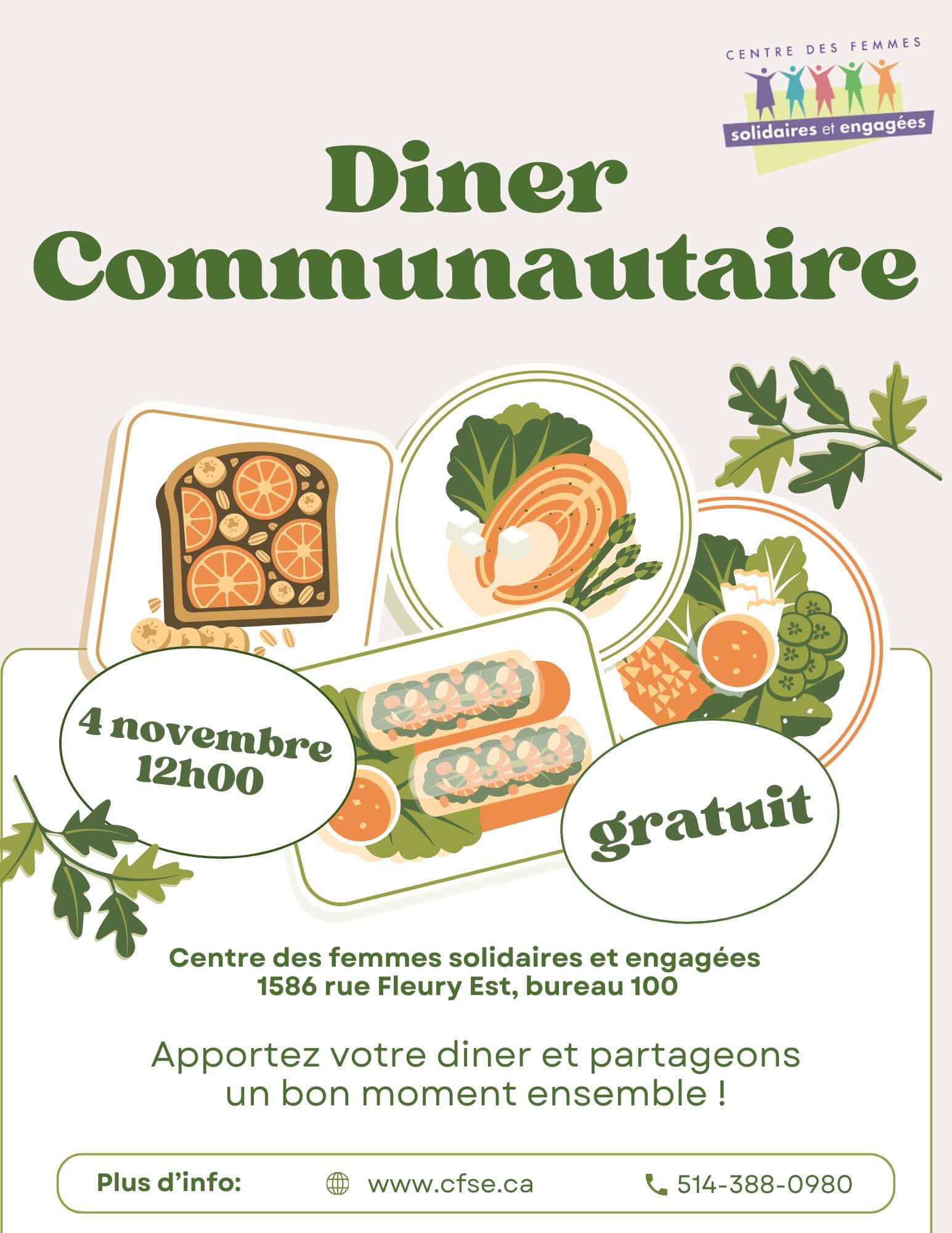 Image de l'article Diner communautaire