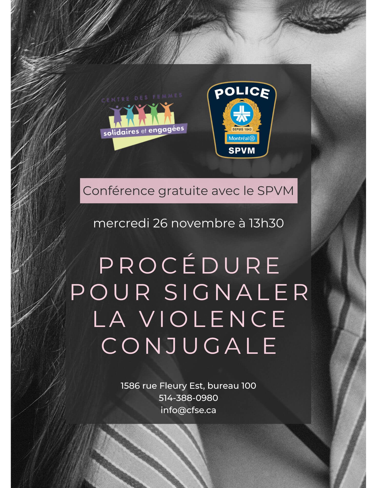 Image de l'article Conférence gratuite: Procédure pour signaler la violence conjugale