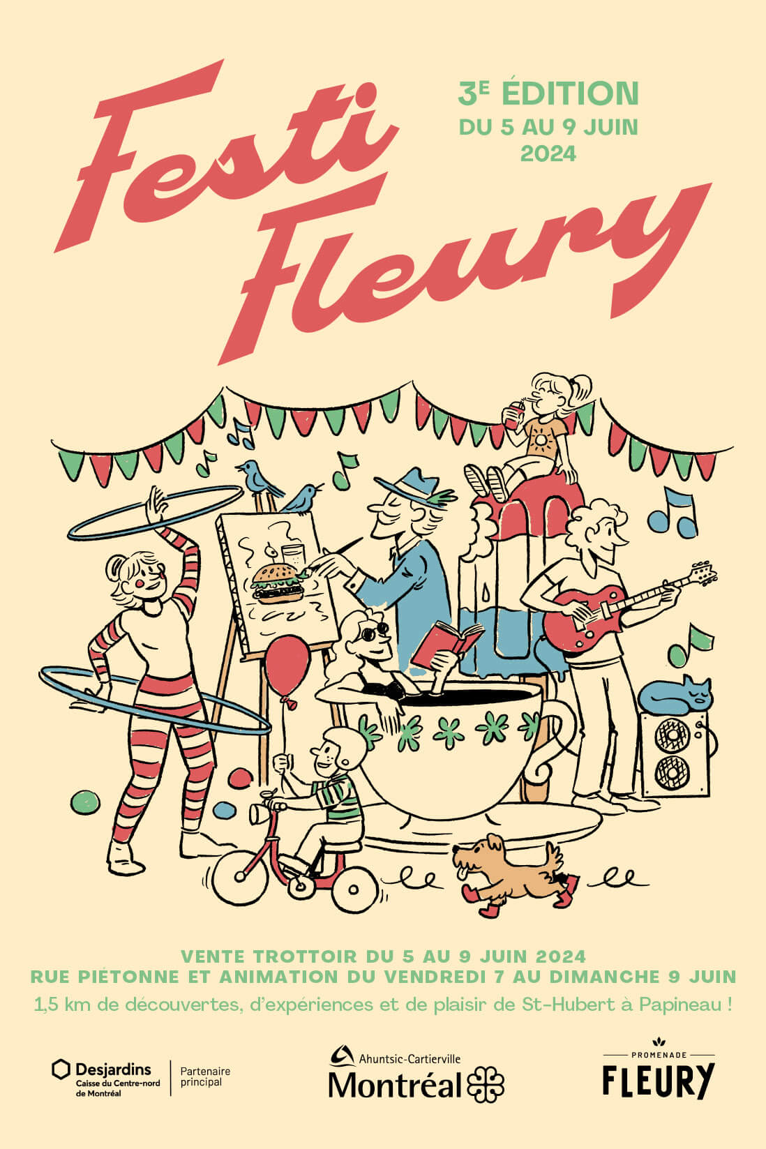 Image de l'article C’est le Festi Fleury: la grande vente trottoir et festival de la rue Fleury, du 5 au 9 juin!