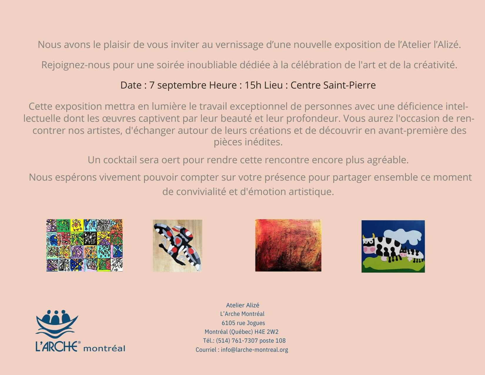 Image de l'article Invitation à notre vernissage exclusif