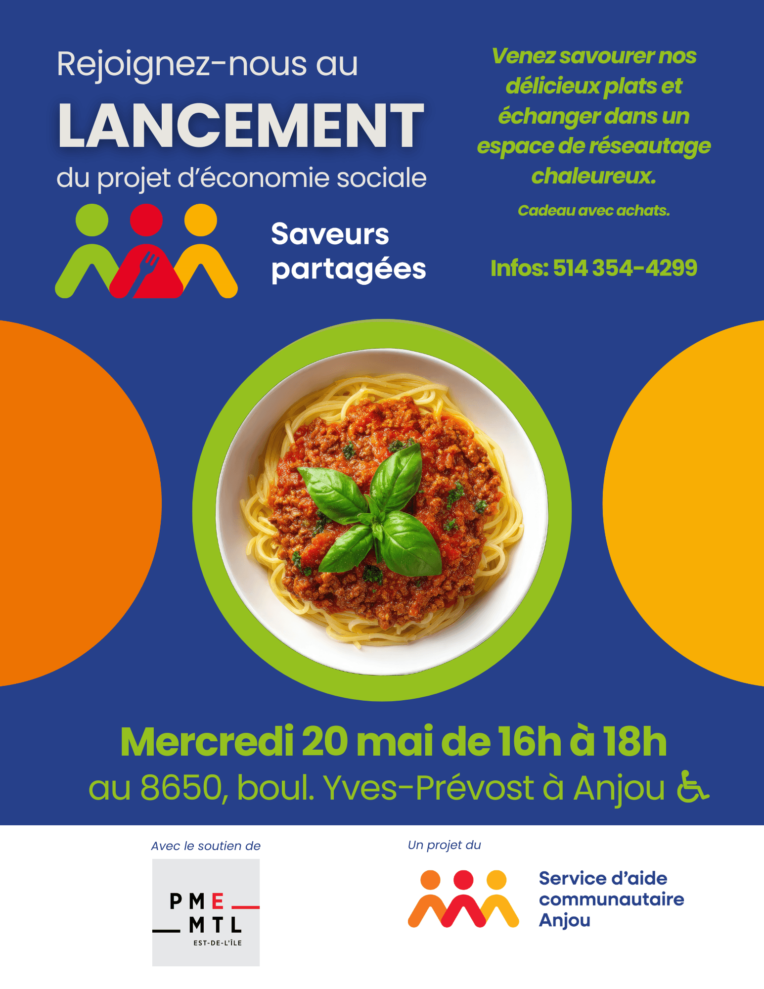 Image de l'article Rejoignez-nous au lancement du projet d’économie sociale Saveurs partagées