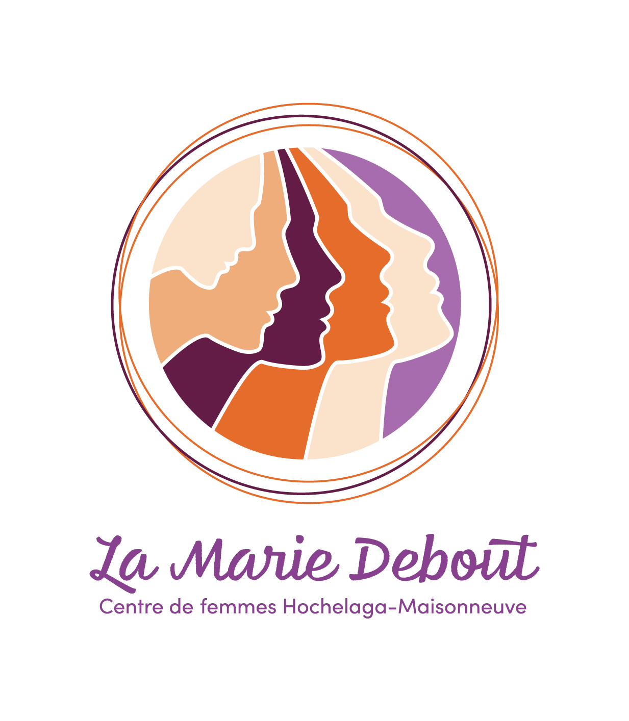 Logo de La Marie Debout, centre de femmes Hochelaga-Maisonneuve