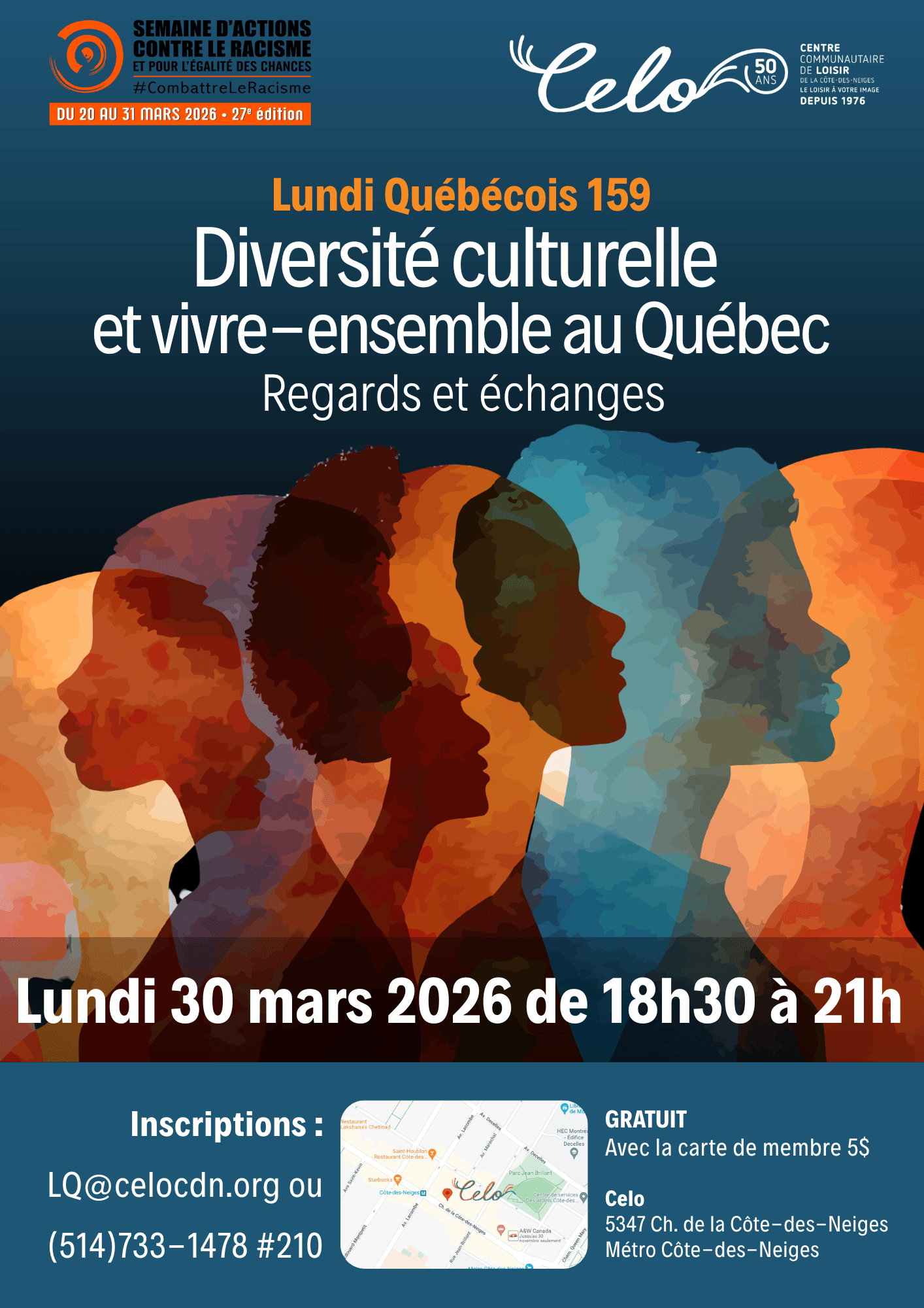 Image de l'article Lundi québécois – Diversité culturelle et vivre-ensemble au Québec : regards et échanges 
