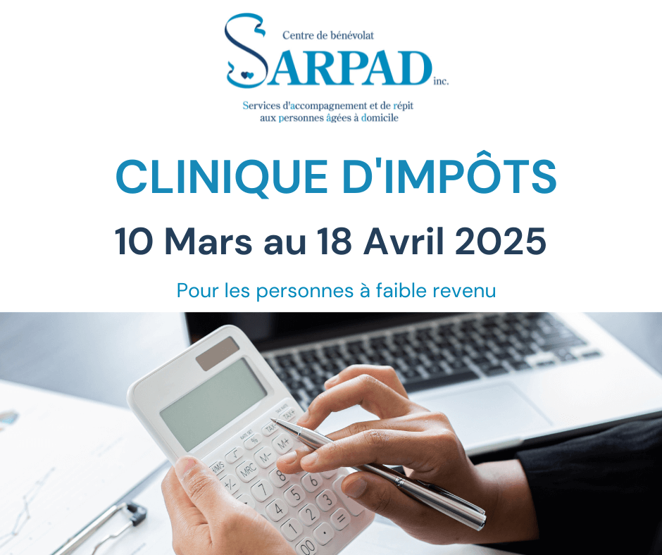 Image de l'article Clinique d’impôt – 10 mars au 18 avril 2025