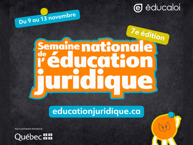 Image de l'article Semaine nationale de l’éducation juridique – SNEJ