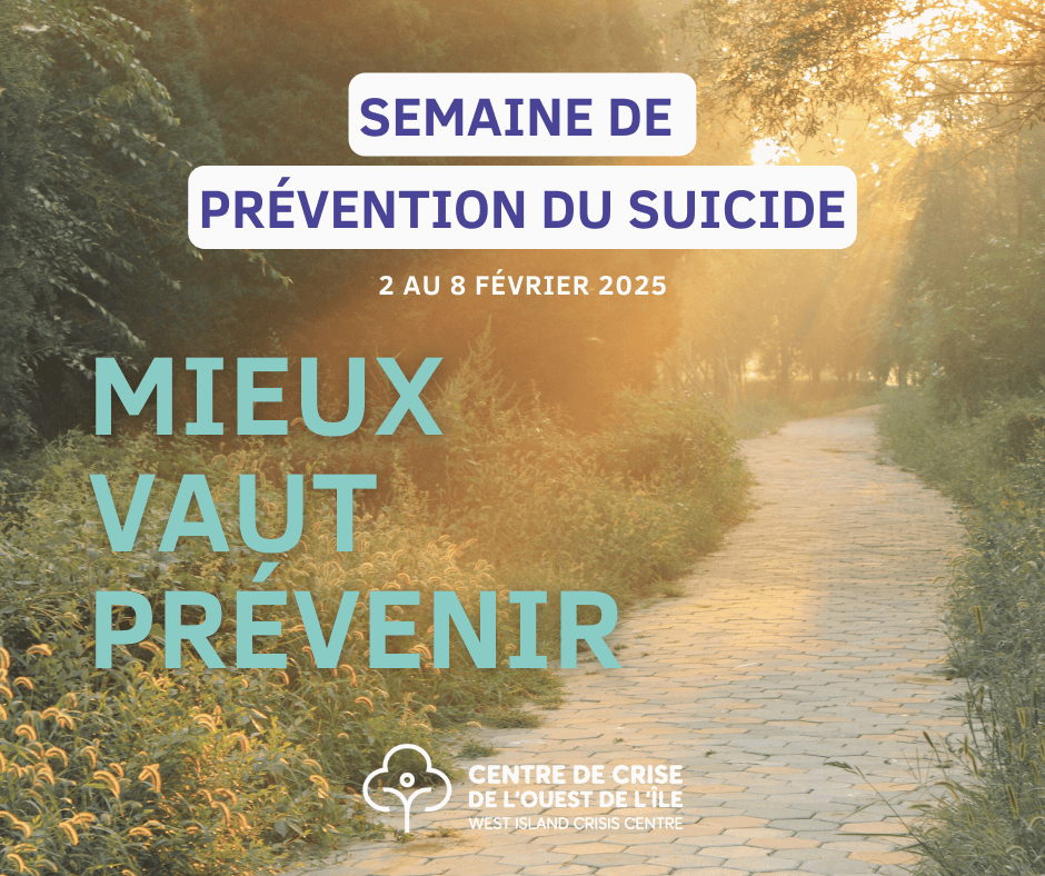 Image de l'article Semaine de prévention du suicide