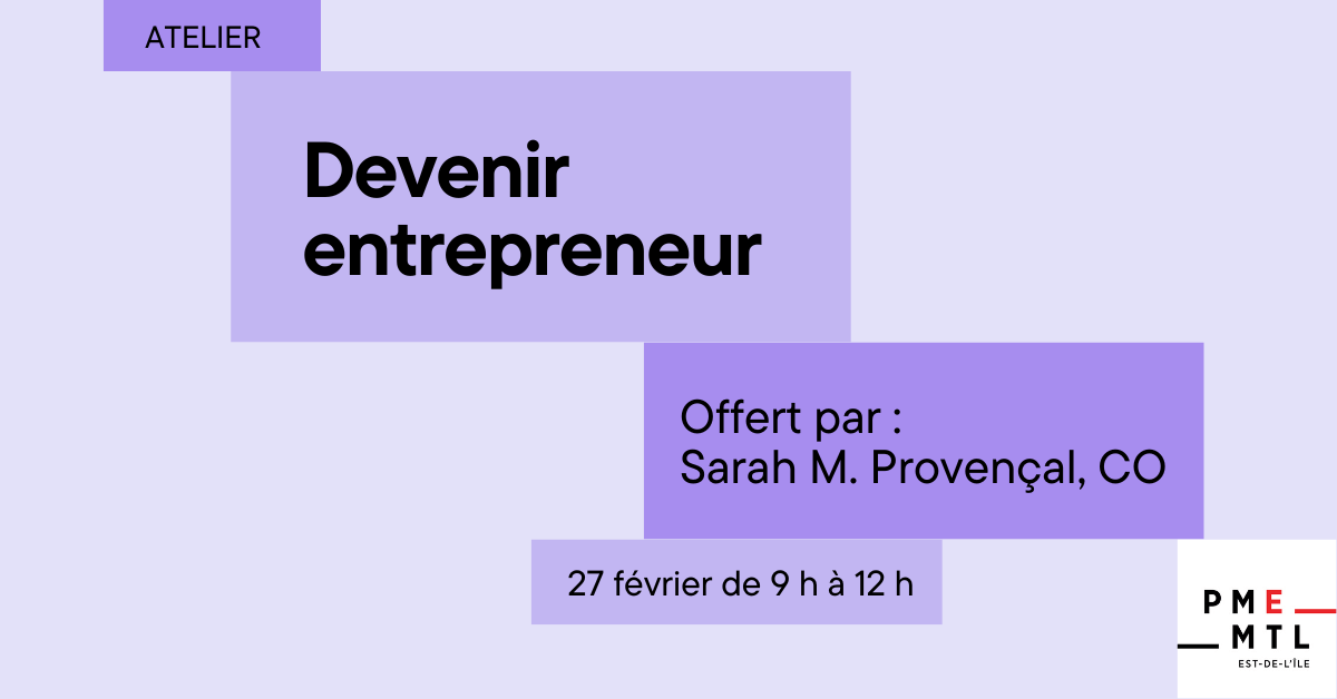 Image de l'article Atelier – Devenir entrepreneur