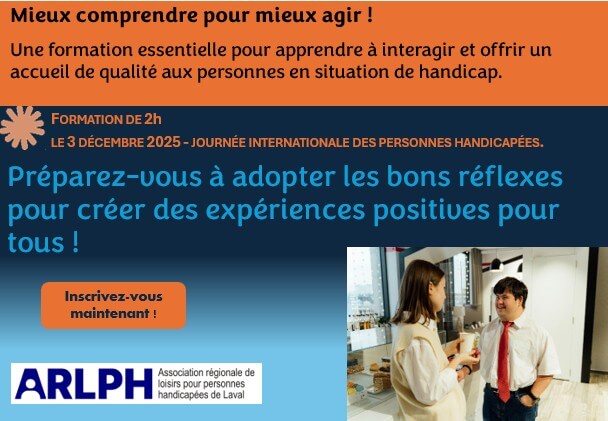 Image de l'article Formation de sensibilisation – Journée internationale des personnes handicapées
