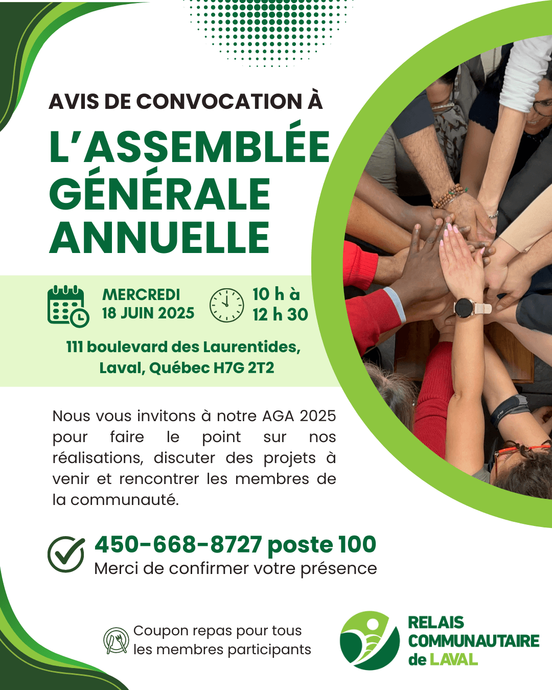Image de l'article Assemblée générale annuelle 2024-2025