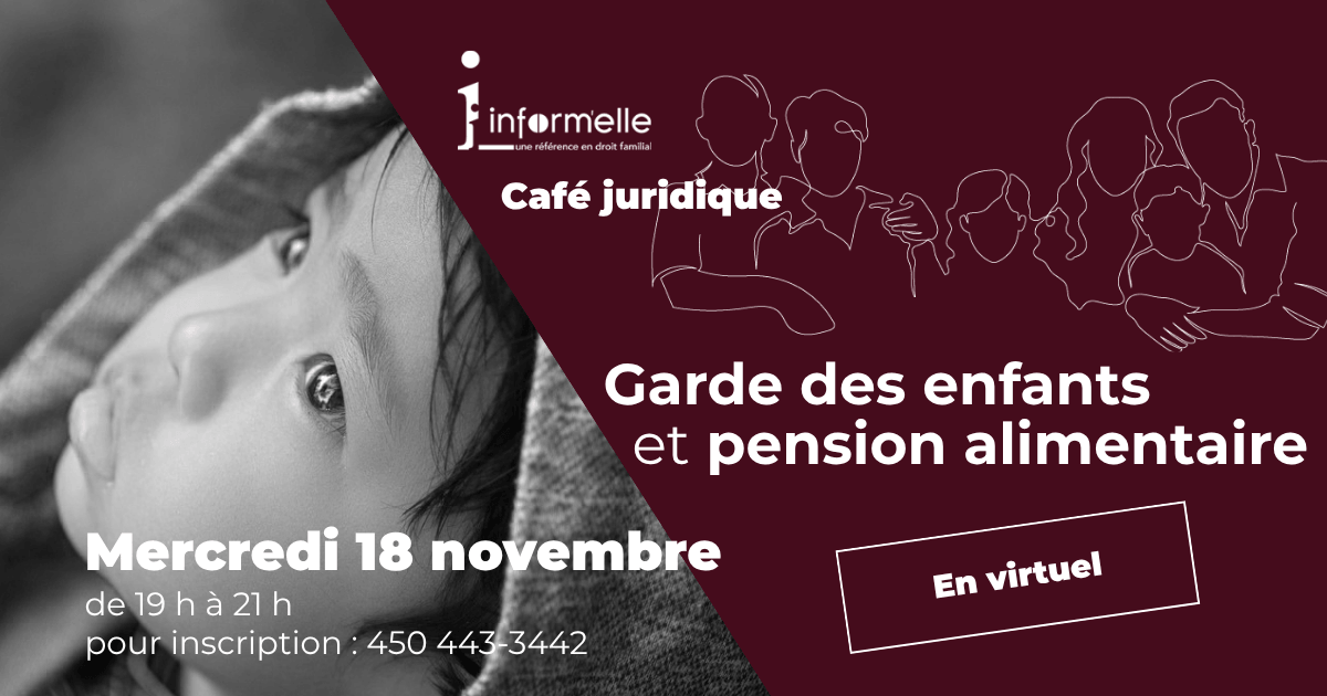 Image de l'article Café juridique : garde des enfants et pension alimentaire