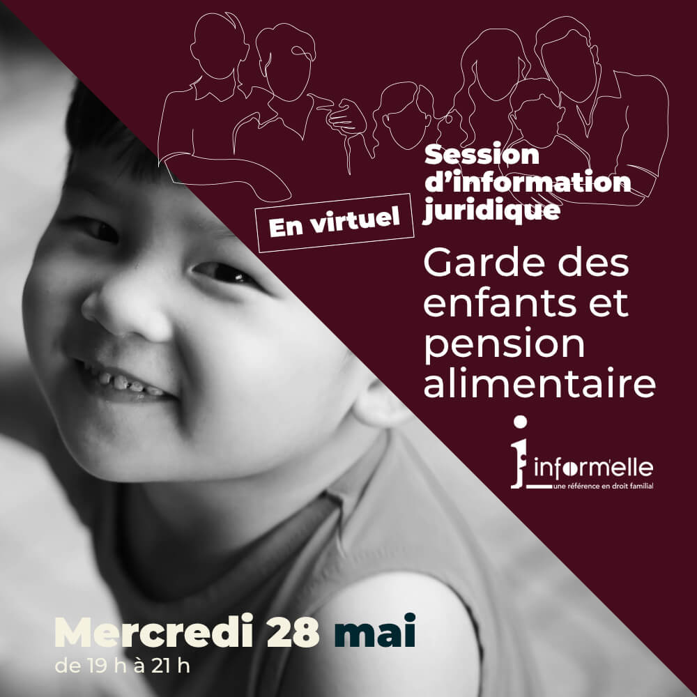 Image de l'article Session d’information : garde des enfants et pension alimentaire