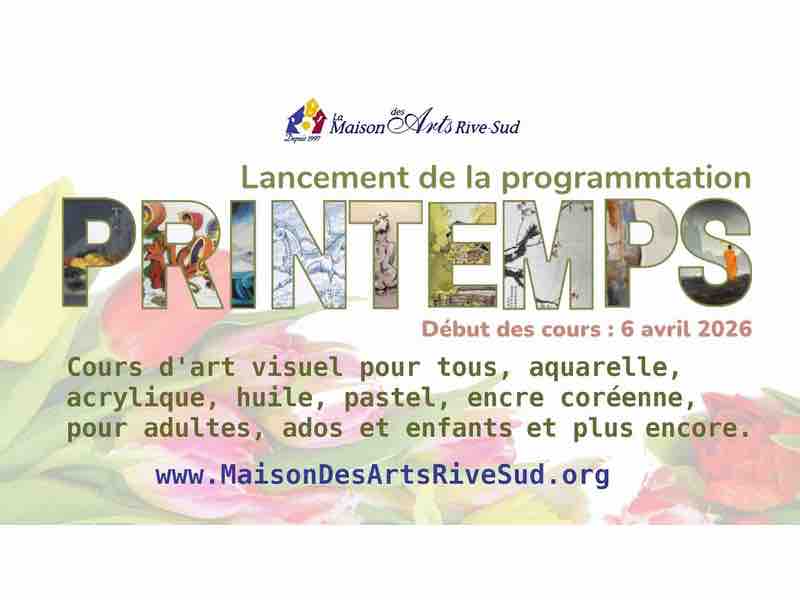 Image de l'article Inscriptions cours d’Arts Visuels – Printemps 2026