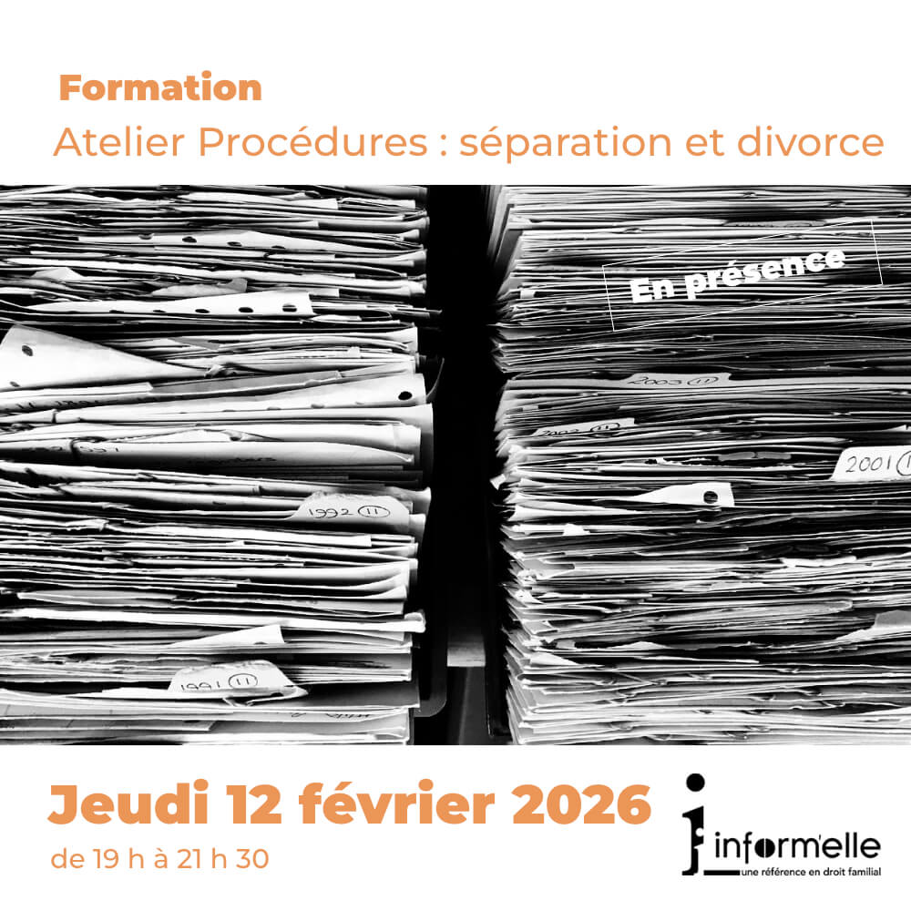 Image de l'article Atelier Procédures : séparation et divorce