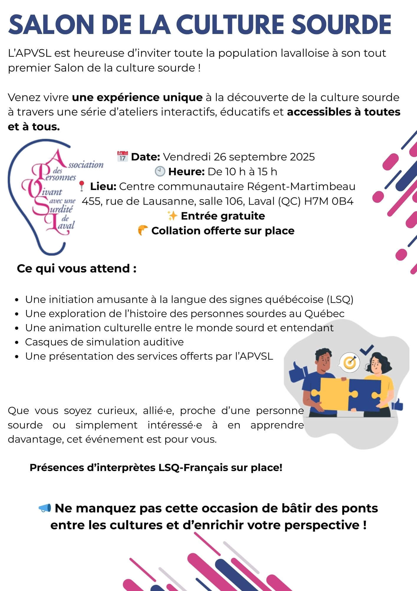 Image de l'article Salon de la culture -Sourde