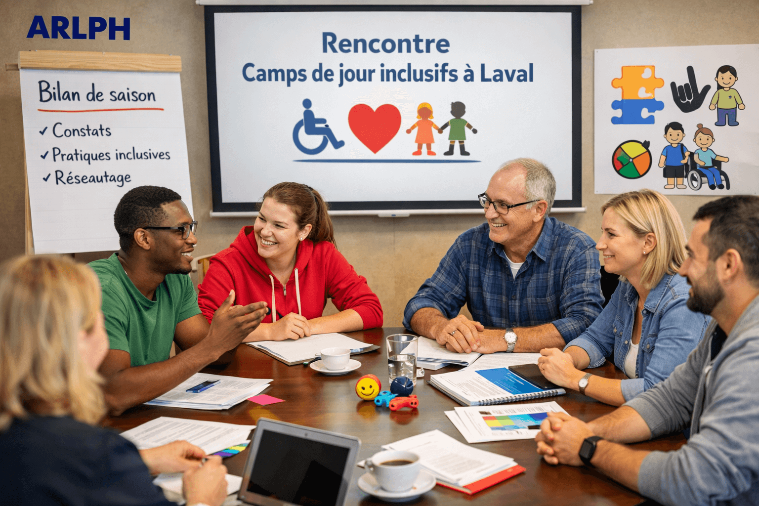Image de l'article Rencontre organisée par l’ARLPH de Laval – Camps de jour inclusifs à Laval