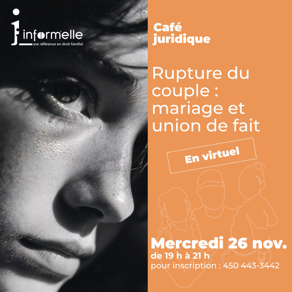 Image de l'article Café juridique : rupture du couple : mariage et union de fait