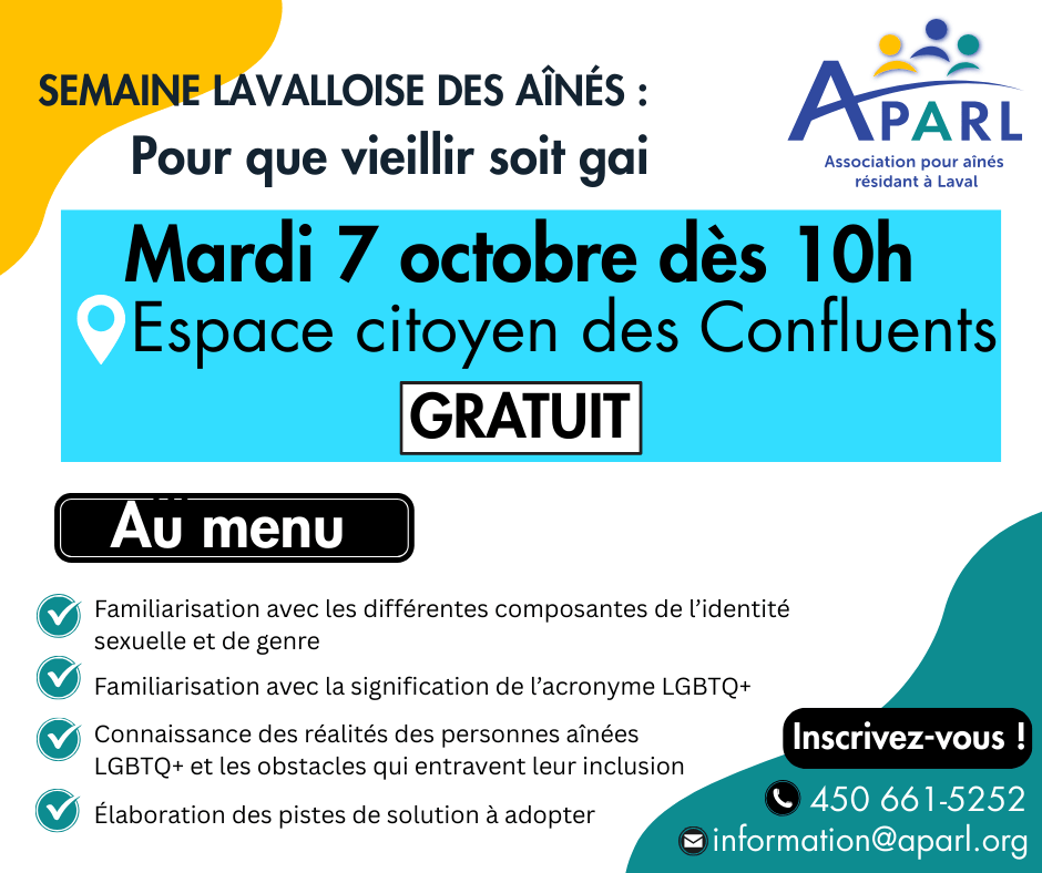 Image de l'article Conférence Pour que vieillir soit gai – 7 octobre 2025