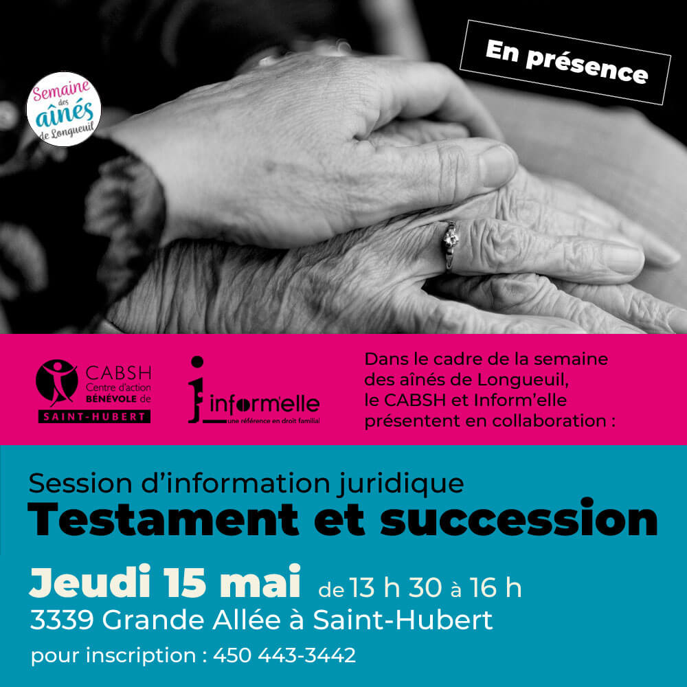 Image de l'article Session d’information juridique : testament et succession