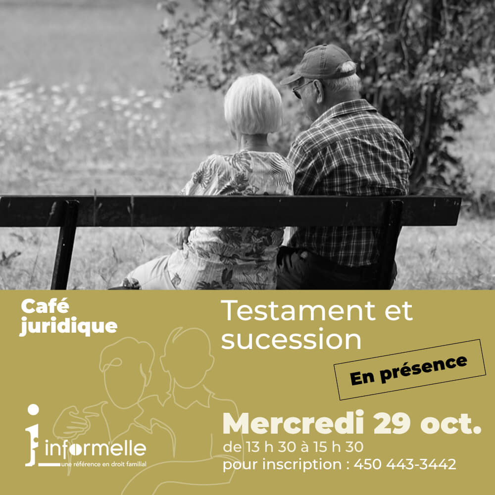 Image de l'article Café juridique : testament et succession