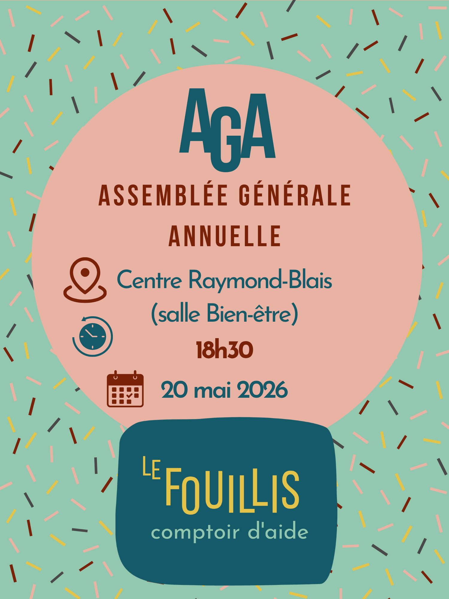 Image de l'article Assemblée générale annuelle – Comptoir d’aide Le Fouillis