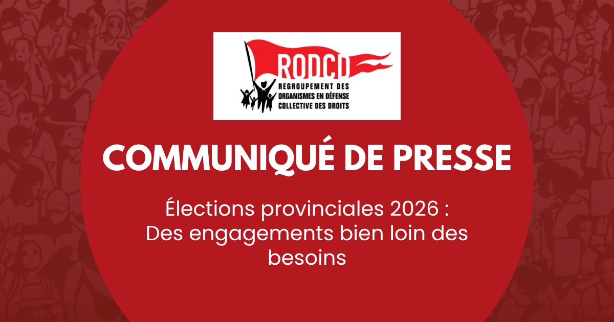 Image de l'article Élections provinciales 2026 : des engagements bien loin des besoins