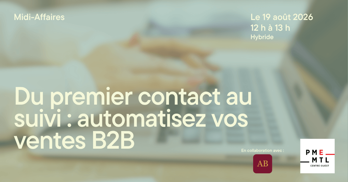 Image de l'article Midi-Affaires : Du premier contact au suivi, automatisez vos ventes B2B