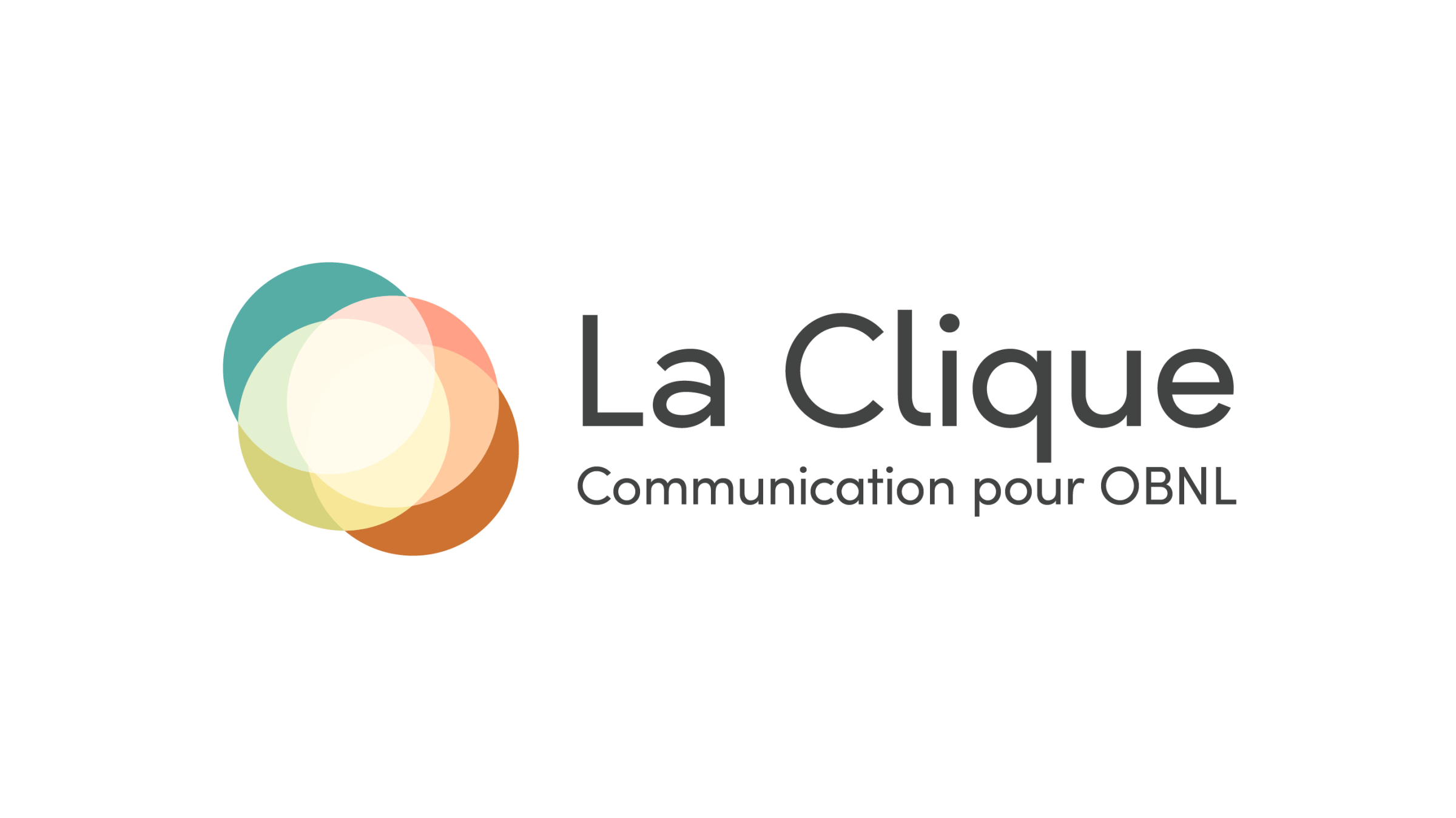Logo de La Clique – communication pour OBNL