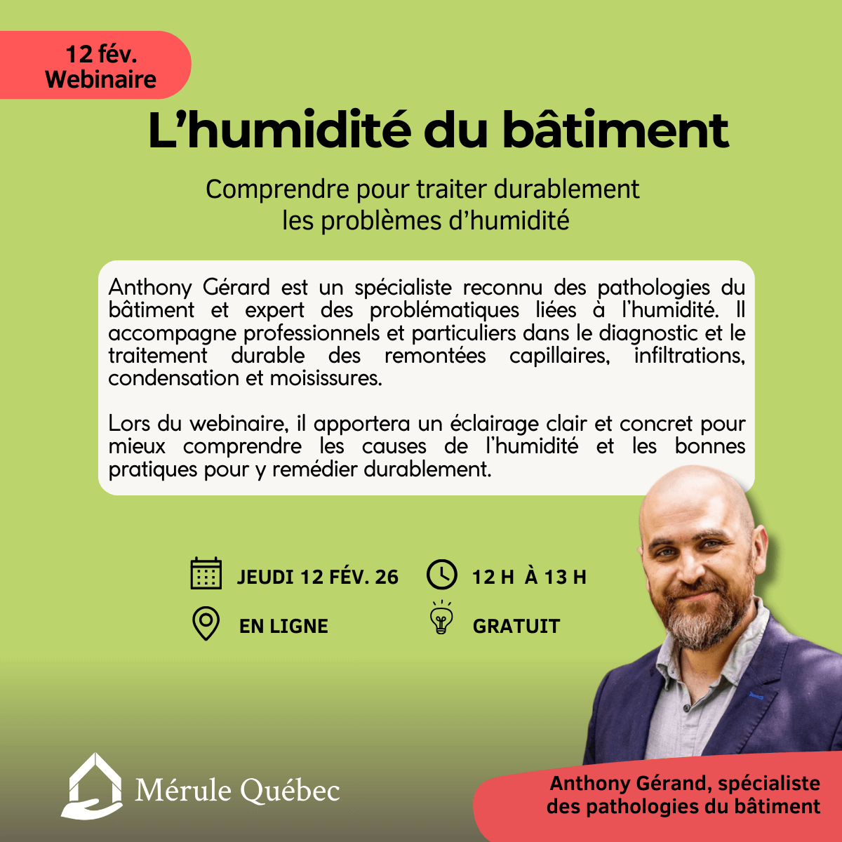 Image de l'article L’humidité du bâtiment – webinaire